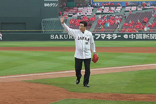 本日5月26日（木）は侍ジャパンDAY 山本浩二さんによる始球式も