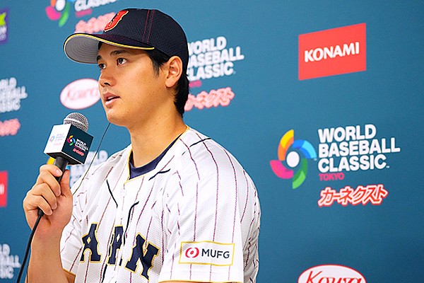 WBC開幕を翌日に控え栗山英樹監督、大谷翔平、今永昇太、ラーズ