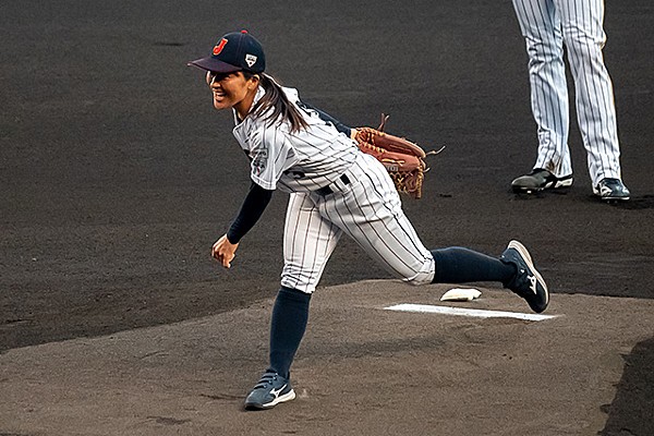 本日6月27日（火）は侍ジャパンDAY 三浦伊織さんによる始球式も実施