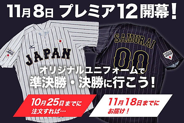【極美品】フリーサイズ　侍ジャパン 法被　はっぴ　ハッピ　プレミア12 WBC Prime Video、『ラグザス presents 第 3 回 WBSC プレミア 12