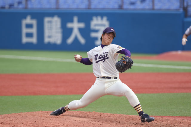 柳 裕也(明治大) 写真=森光史