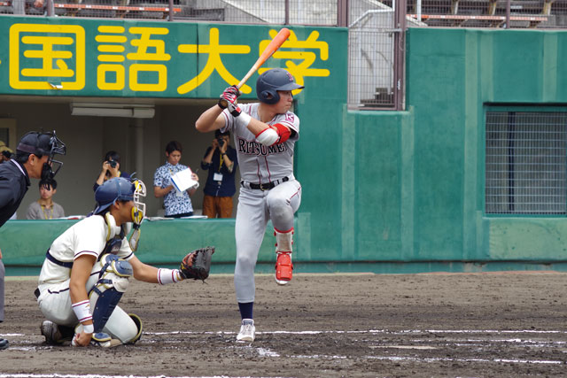 山足達也(立命大)写真=多満城沙耶