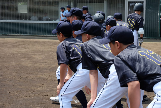 試合に挑むU-12代表