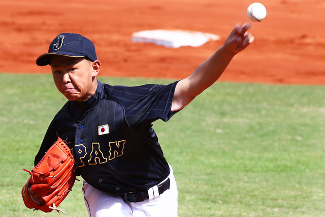 先発、伊藤圭輝投手(広島北リトルリーグ)