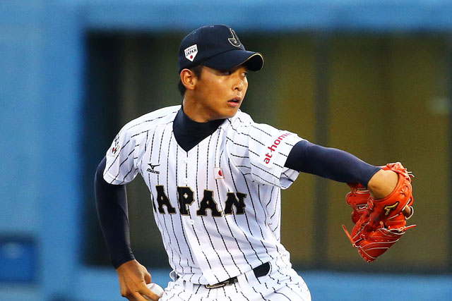 開幕戦の先発・上野翔太郎(中京大中京)