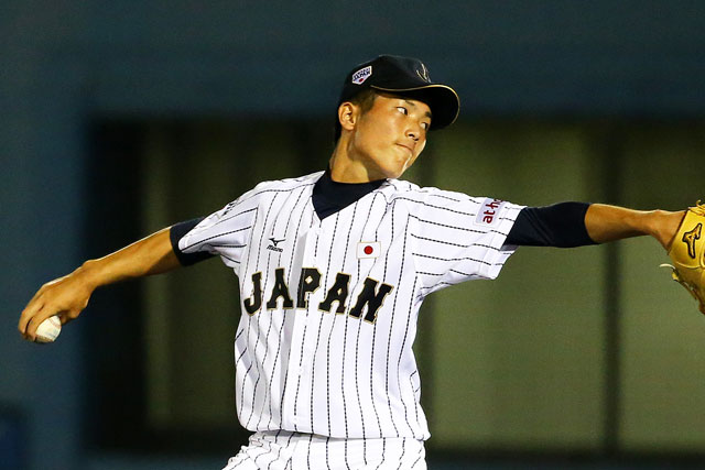 無失点でおさえた2番手・森下暢仁(大分商)