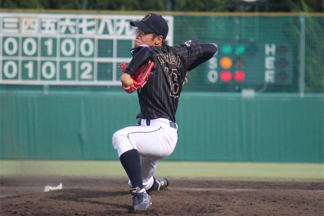 7回から登板した近藤大亮投手(パナソニック)
