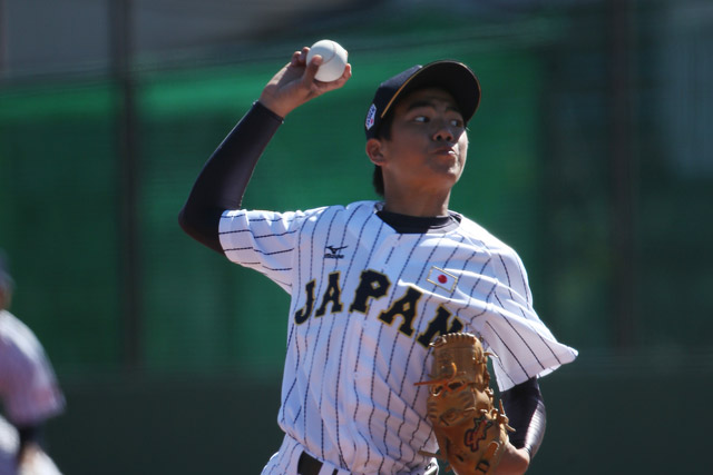 2番手の金村尚真(豊見城市豊見城中)も無失点でつなぐ