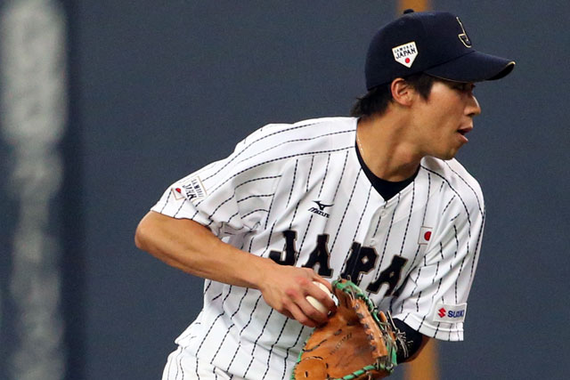 侍ジャパントップチーム選手紹介 山田哲人 東京ヤクルトスワローズ トップ 選手紹介 野球日本代表 侍ジャパンオフィシャルサイト