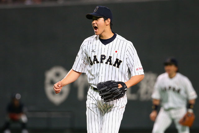 大谷 圧巻の6回零封10奪三振 打線も12安打を放って宿敵 韓国に快勝 初代王者へ白星スタート トップ 試合レポート 野球日本代表 侍ジャパンオフィシャルサイト