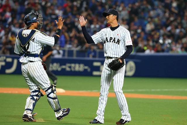 三者凡退で最後をしめくくった増井浩俊投手(北海道日本ハム)