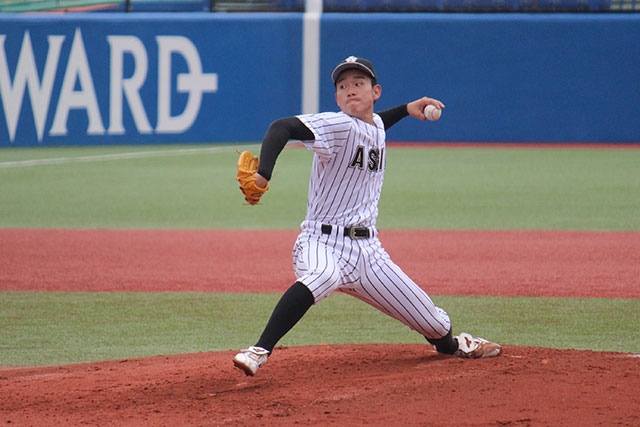 中村稔弥選手(亜細亜大)