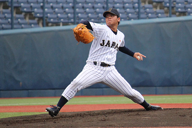 先発左腕候補・濱口遥大(神奈川大)は4回10奪三振の好投