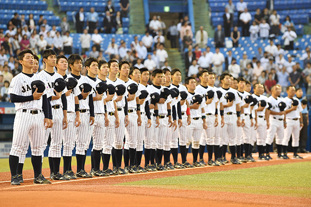 「第40回 日米大学野球選手権大会」第3戦は明治神宮野球場で行われた