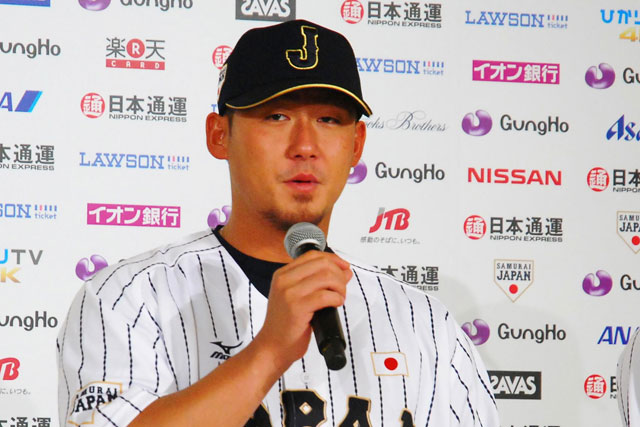 5度の侍ジャパン入りを果たしている中田翔(北海道日本ハム)