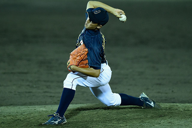 2番手・増木武寛(福岡アストロズ)が5回裏を3人で締める