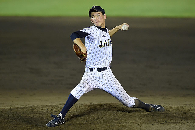 先発の及川雅貴(匝瑳リトルシニア)は5回途中無失点の好投