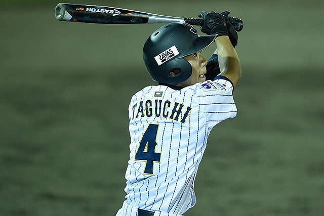 7回、田口夢人(栃木下野リトルシニア)の犠牲フライでダメ押し