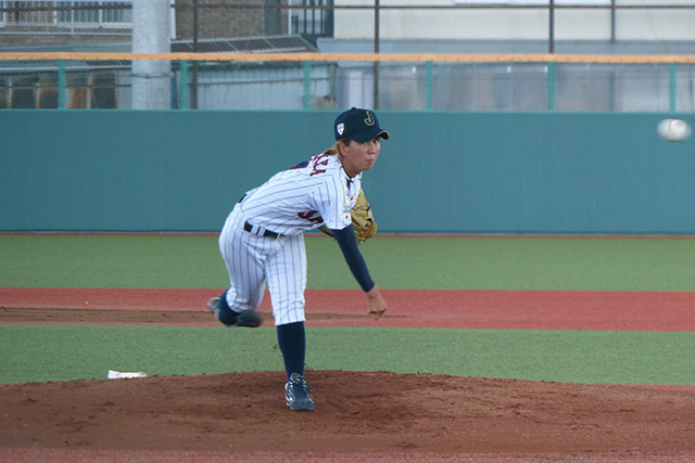 先発の田中露朝(尚美学園大2年)
