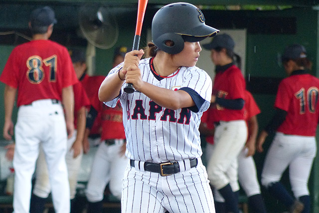 7番スタメンの平賀愛莉(平成国際大3年)