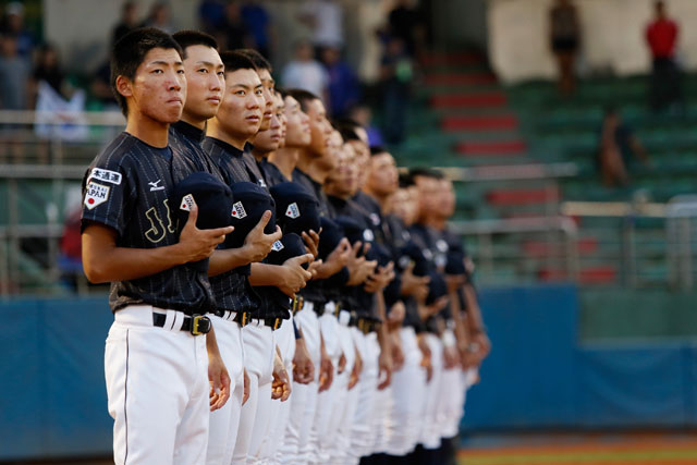 韓国戦を前に緊張感が高まる侍ジャパンU-18代表