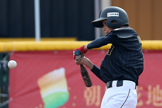 6番・星川心(北原イーグルス)の左中間2点タイムリー二塁打で勝ち越し