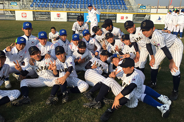 決勝を戦った韓国代表選手とも野球を通じて交友が芽生えた