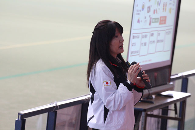 青山晴子氏(株式会社明治 スポーツ栄養アドバイザー