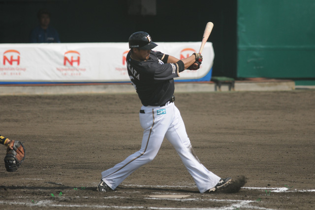 紅白戦での中田翔