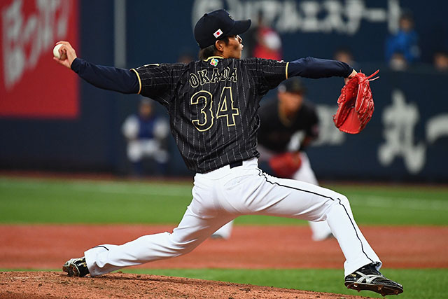 3番手のマウンドには岡田俊哉(中日)があがった
