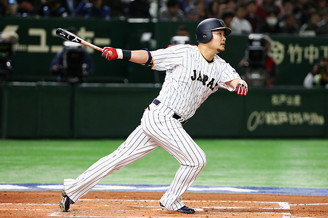 1回裏 4番・筒香嘉智(横浜DeNA)のライト前タイムリーで先制