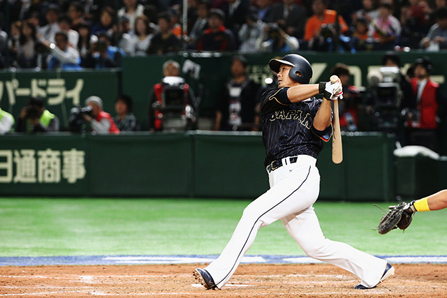 中田勝ち越し弾 筒香ダメ押し弾 4対1でオーストラリアを退けて2連勝 トップ 試合レポート 野球日本代表 侍ジャパンオフィシャルサイト