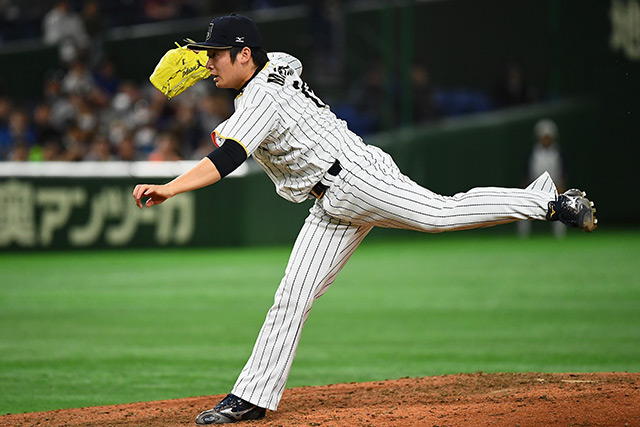 7回表 松井裕樹(東北楽天)が圧巻のピッチングでキューバ打線を抑える