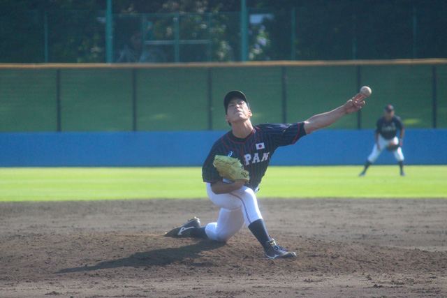 昨年に引き続き二度目の侍ジャパン大学代表選出となる齊藤大将(明治大)