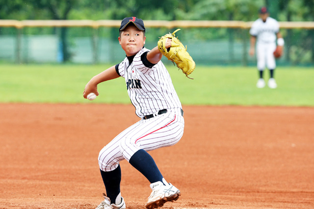 先発・記虎太郎(八尾河内ボーイズ)は3回1安打無失点の好投