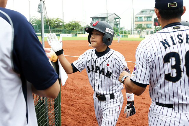 全打席で出塁した太田和煌翔(千葉市リトル)