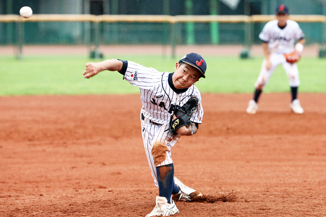 2番手・堀内謙吾(寿庄内ジャガース)も無失点に抑える