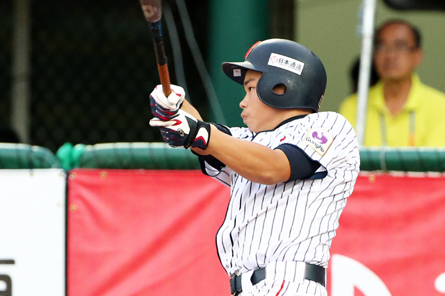 1回裏 山口滉起(大阪東リトル)ライトへツーベース