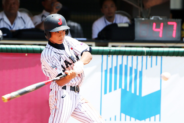 打撃好調の戸井零士(松原ボーイズ)