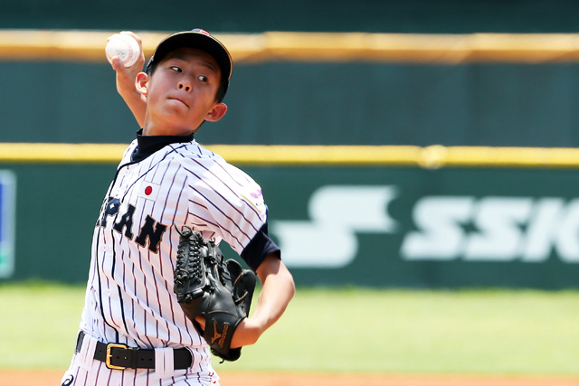 戸沢快生(秋田ファイターズ)は安定したピッチングを見せた