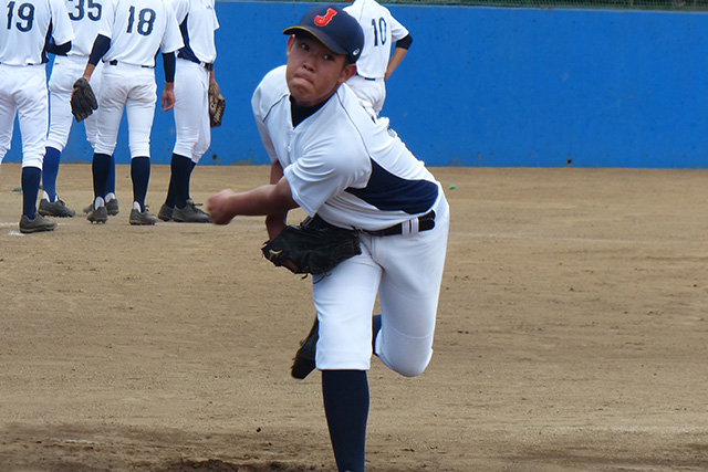 強化試合第1戦先発・根本悠楓(白老町立白翔中3年)