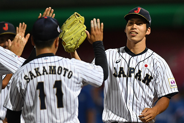 最後は齊藤大将投手(明治大)が締めた