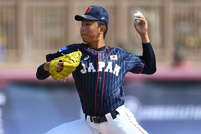 8回からは2番手・磯村峻平(中京大中京)が好投