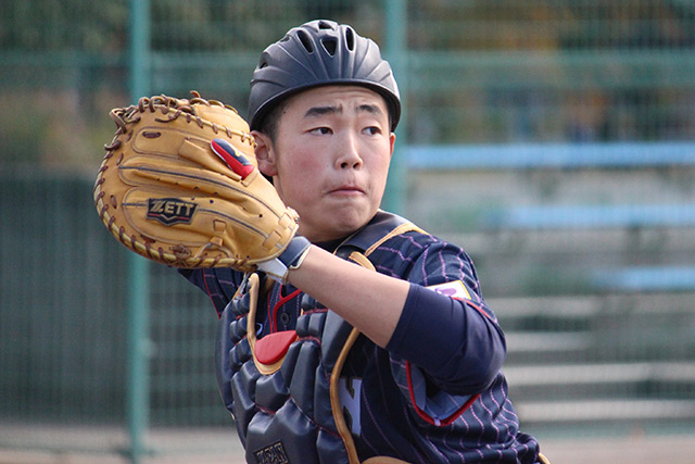 二村颯馬捕手(岐阜東ボーイズ)