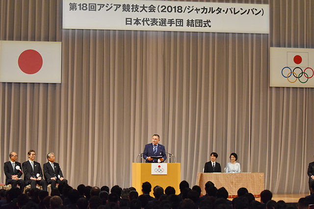日本代表選手団・山下泰裕団長