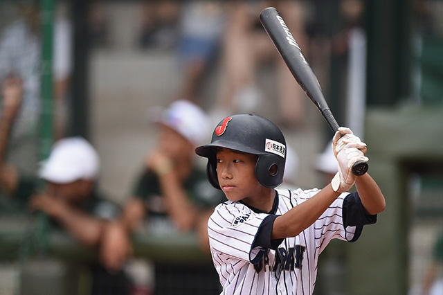 タイムリーを放った齋藤大葵(もがみ少年野球クラブ)