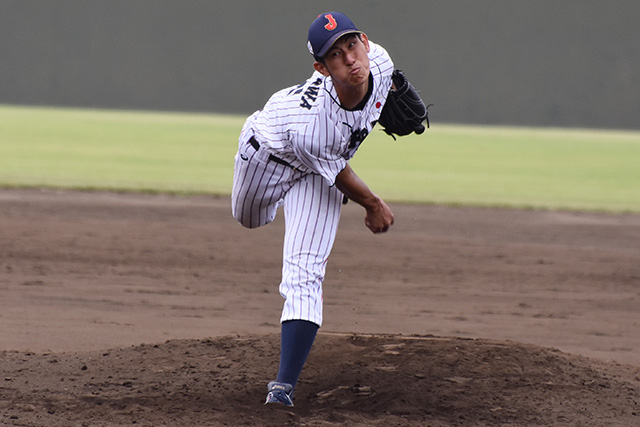 注目を受け3回を投げた吉川峻平(パナソニック)