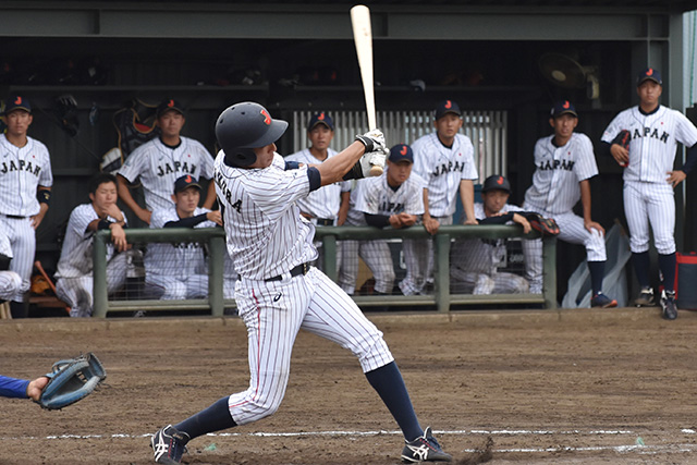 タイブレークで適時打を放った田村強(JR西日本)