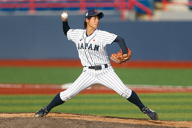 先発の石村奈々(履正社高)