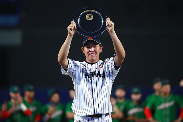 安田尚憲(千葉ロッテ)は大会MVPを獲得